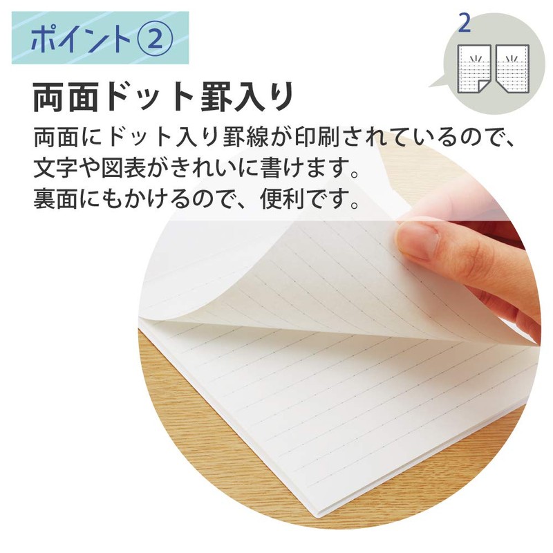 Kokuyo Campus NT150ATB Notebook, Dot A Ruled, Bottom Type