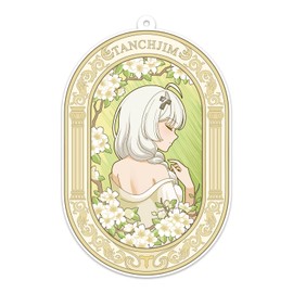 TANCHJIM Earphone Goods, Tenki Asano Limited Edition Hanging Card, Spring/Jasmine Theme, 2.4 x 3.5 inches (6 x 9 cm)