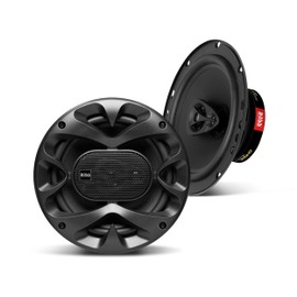 BOSS Audio Systems CH6530B Chaos Series 6.5 Inch Car Door Speakers - 300 Watts Max (per Pair), Coaxial, 3 Way, Full Range, 4 Ohms, Sold in Pairs, Bocinas para Carro