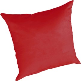 D&D Futon Furniture. Heavy Duty Magnum Suede Euro Sham Pillow Case Protector 26 x 26 (26 x 26, Red)