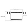 5pcs CD Radio Navigation Panel Trim Frame Carbon Fiber Sticker