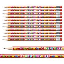 24 Happy Birthday Gift Childrens Pupils School Teachers Pencils Primary Teaching Services