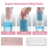 JOYMOOP Flat Mop Pads, Microfiber Mop Cleaning Pads, Washable Pads,