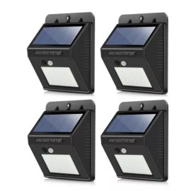 URPOWER Outdoor LED Solar Wall Lights Power Motion Sensor Garden Yard Path Lamp