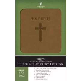 Thomas Nelson LARGE PRINT HOLY BIBLE New King James Version (Leathersoft)