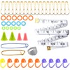 56-Piece Crochet Hooks Knitting Accessories Stitch Marker Knitting Set Crochet