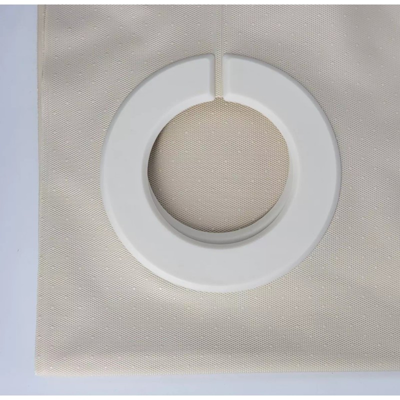 Manchester Mills Protect360° Shower Curtain 42x72 Petite Dot Beige Microban®