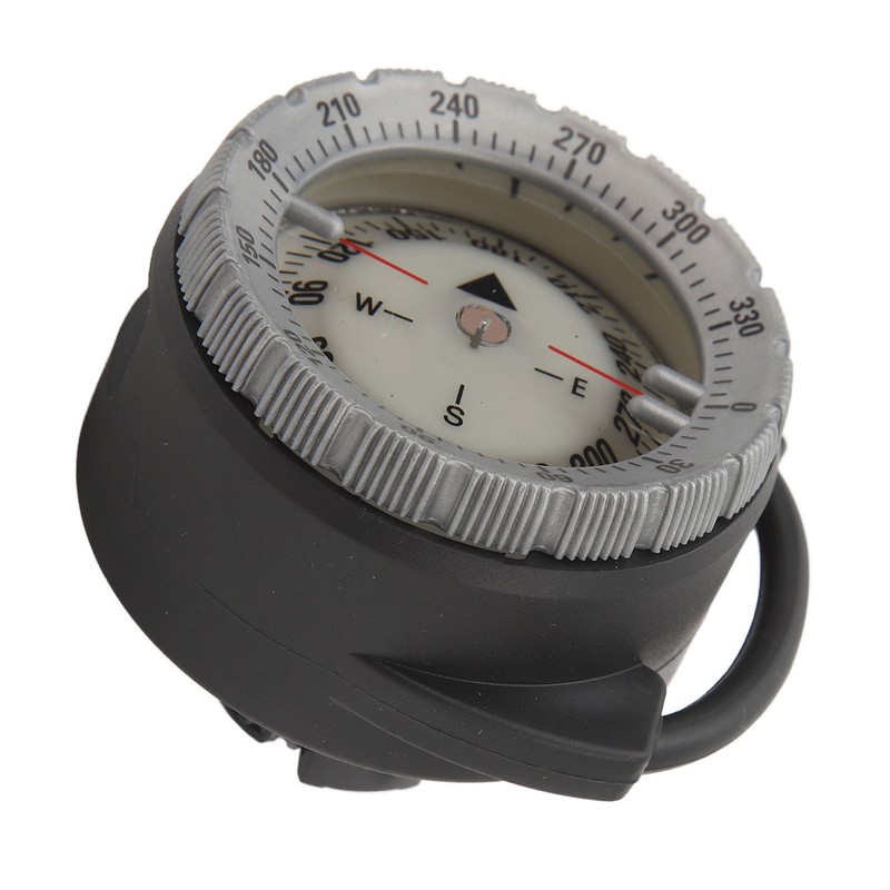 50M Underwater Diving Compass Luminous Magnetic Waterproof Pipe Clamp Diving