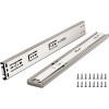 Plusmart 12 Pairs 16" Soft Close Drawer Slides Ball Bearing