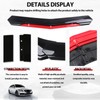 DEERMOTO Universal Front Lip for Car,4 PCS Kit Front Bumper
