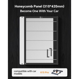 Carverall Honeycomb Laser Bed for K15 Pro Laser Engraver, 200 × 300 mm Working Table, High-Strength Metal Panel, Honeycomb Cutting Tray with Metal Base