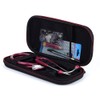 RESFNSE Hard Portable Stethoscope Carrying Case Storage Box Shell Mesh