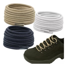 Universo en Linea Agujetas Botas Trabajo Deportivas Redondas Reforzadas 1 Par