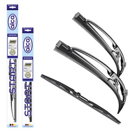 alca® Windscreen Wiper Set with Rear Wiper Suitable for Suzuki Splash (01.2008-10.2024) Start Joint Wiper, Classic