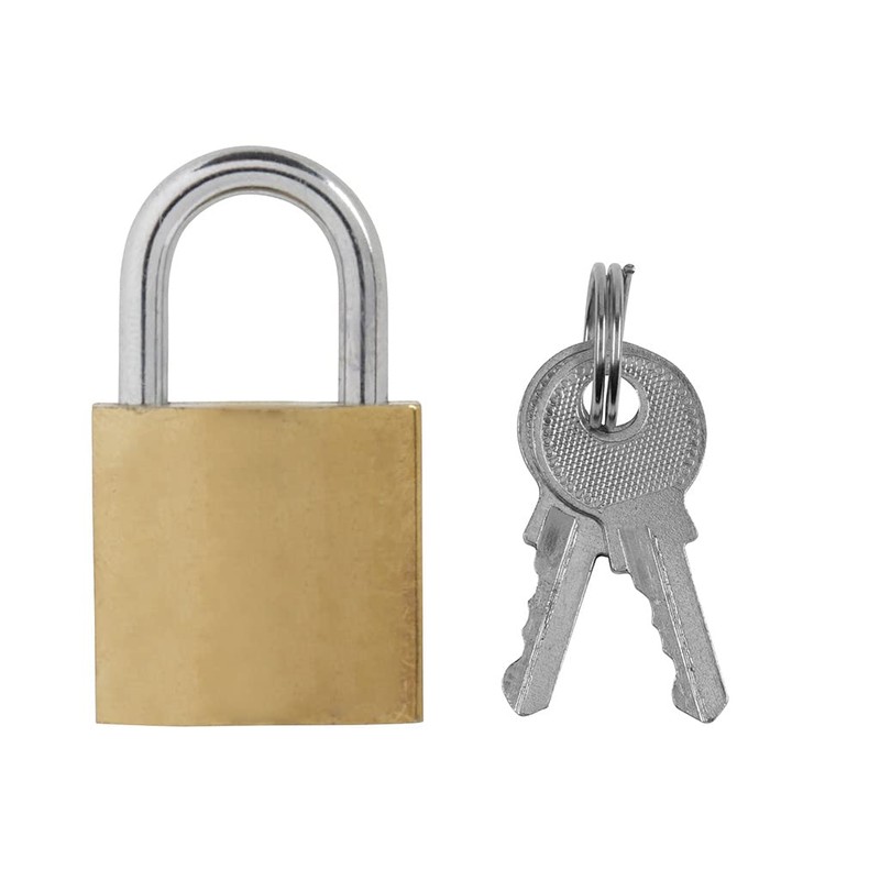 Cogex 80007 Padlock Steel 25 mm Dore
