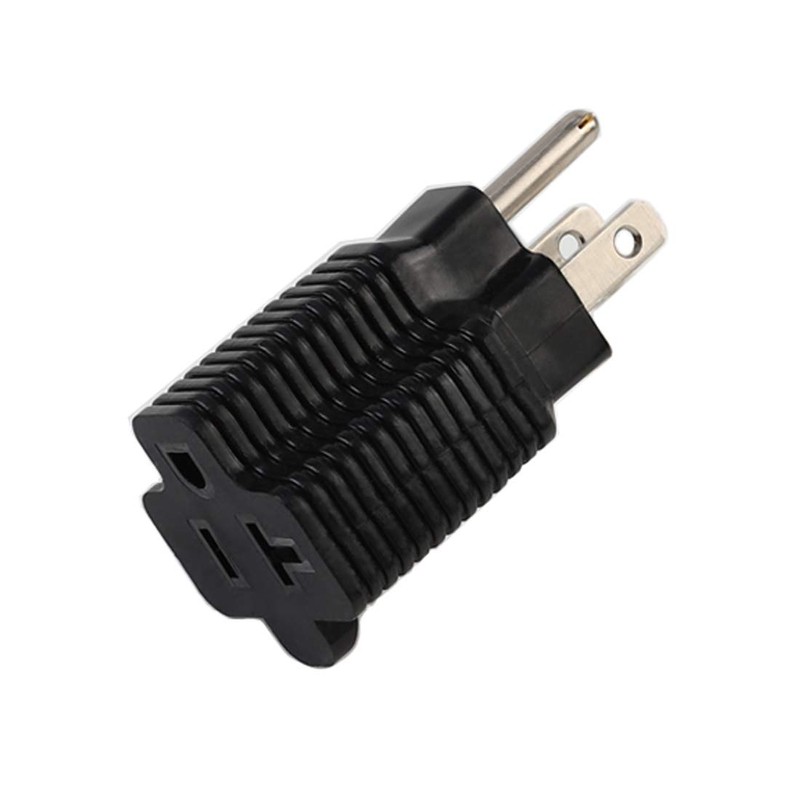 (3PACK) Nema 15 Amp to 20 Amp Plug Adapter ETL