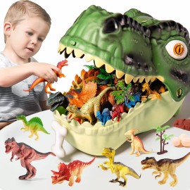 Does not apply Dinosaur Toys for Kids 3-5,45PCS Realistic Jurassic Dinosaurs Figures with Eggs&