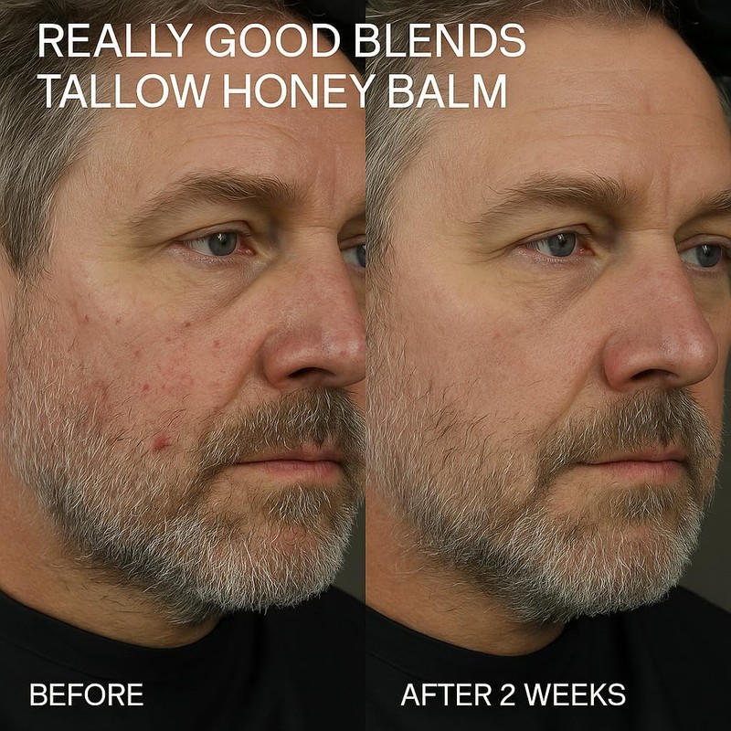 Really Good Blends - Tallow Honey Balm, Organic Body Butter,