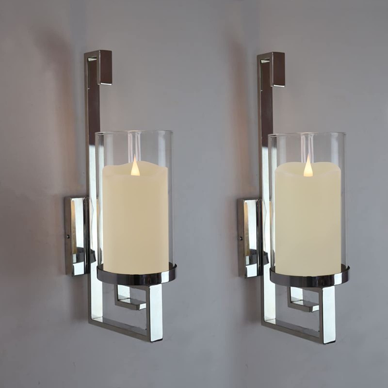 TECHLONG Flameless Candles with Remote Timer, 3D Moving Flickering Flame