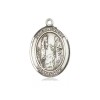St Genevieve Medal 1" Sterling Medal on a 20'' Sterling