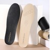 Thick Black Leather Shoe Insoles for Women Shoes Latex Cowhide