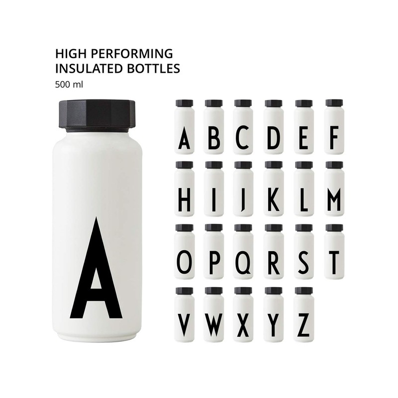 Design Letters Personal Thermo Flask/Insulated Hot Cold Drinks Bottle -