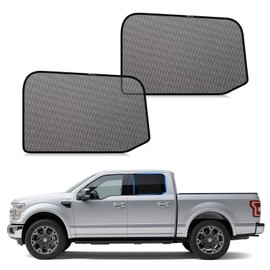 ZATOOTO Car Window Shades Ford F-150 2016-2024 for Rear Window | Car Window Covers for Baby & Pets | Blocks 99% UV Rays & Glare | Breathable Privacy Screen for Camping, Napping, Travel
