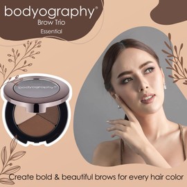 Brow Trio Essential by Bodyography for Women - 0.10 oz Eyebrow