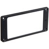 SCUD MR-1FB Escutcheon Curved Bottom Front Black