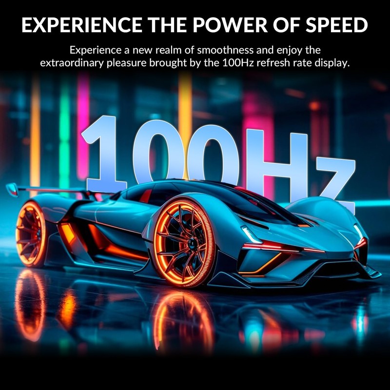 ZZA 24" Curved Gaming Monitor, Support 100Hz, Full HD 1920x1080,