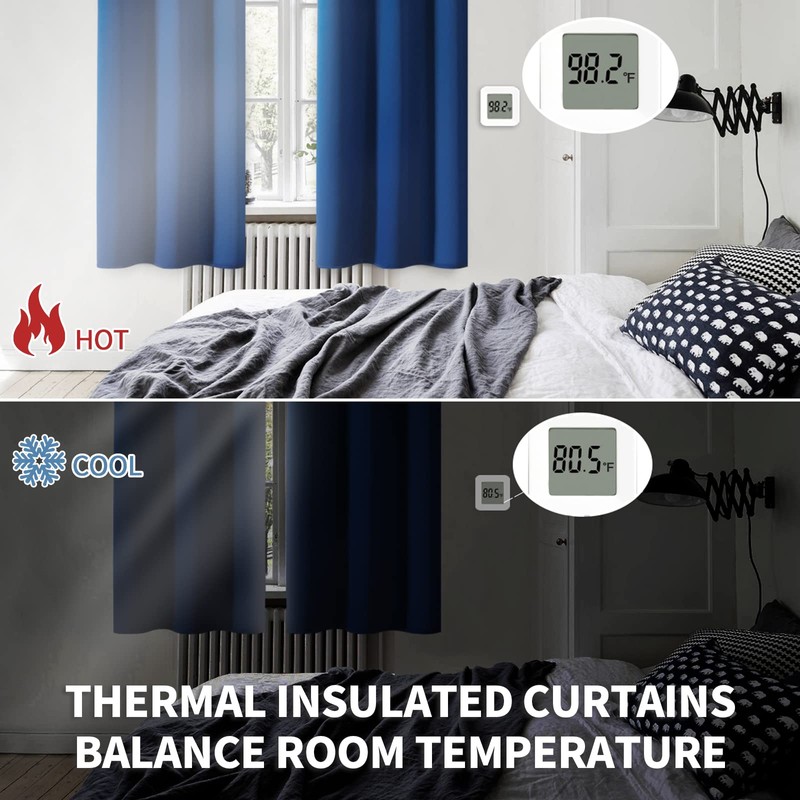 BGment Blackout Curtains for Bedroom - Grommet Thermal Insulated Room