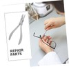 jojofuny Stainless Steel Eyeglass Adjustment Plier for Nose Pad Repair
