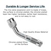 6-Pack Valve Stem Extenders, Mellbree 45 Degree 90 Degree 135
