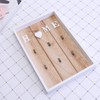LIOOBO Wooden Key Holder, Key Rack, Key Hooks Wall Mounted,