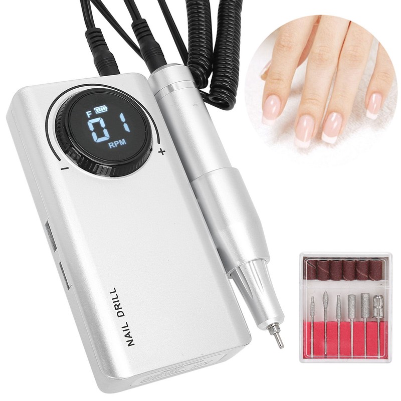 35000RPM Rechargeable Electric Nail Drill Pen Machine Portable Nail Grinding