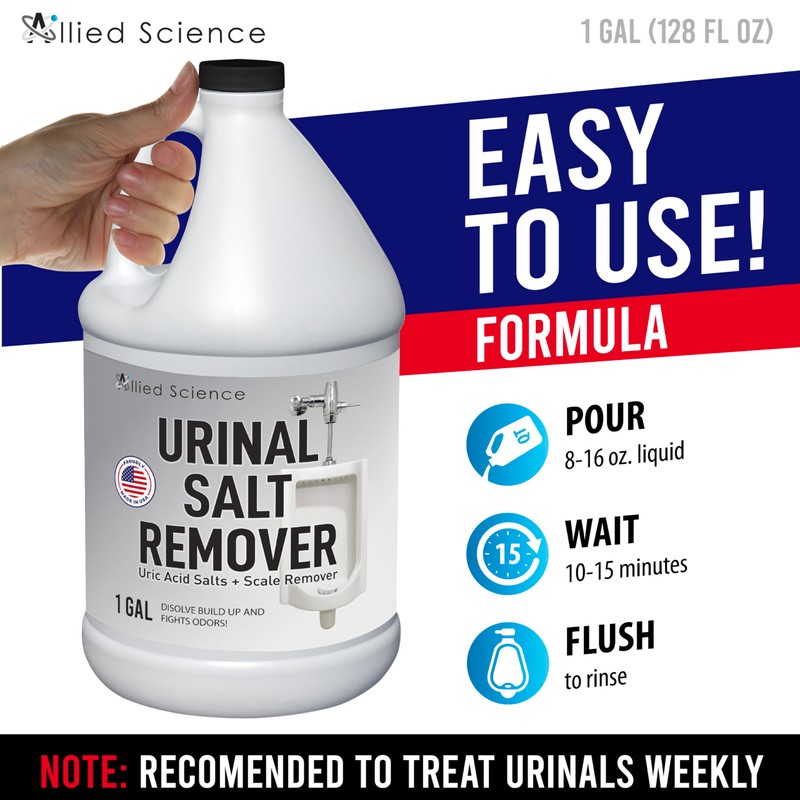 Allied Science Urinal Salt Remover - Uric Acid Salts Scale