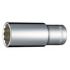 トネ(TONE) ディープソケット(12角) 4DB-30L 差込角12.7mm(1/2") 二面幅15/16inch インチ