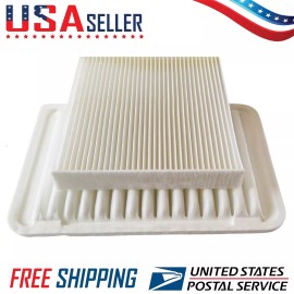 Gearzaar Combo Cabin & Engine Air Filter For 2007-2017 Toyota Camry 2.5L 2.4L 17801-0H050