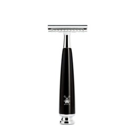 MÜHLE RYTMO 4-piece Pure Badger Double Edge Safety Razor (Closed Comb) Shaving Set For Men - Perfect for Every Day Use, Barbershop Quality Close Smooth Shave