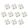 uxcell 2 Way Ceramics Terminal Blocks High Temp Porcelain Ceramic
