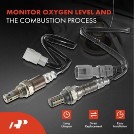 A-Premium O2 Oxygen Sensor Compatible with Toyota Prius 2010-2011 1.8L, Upstream & Downstream, 2-PC Set, Replace# 89467-12010, 89467-02020