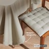 HOMESCAPES Grey Cotton Tablecloth 6 to 8 seater Large Rectangular