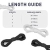 NDTEZUGT Polyester Golf Shoelaces for FootJoy Golf Sports Shoe, 3/32‘’(2.5mm)