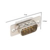 YINETTECH 10pcs DB9 RS232 Male 9 Pin D-SUB Serial Solder