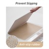 AMOAMI Stone-Bath-Mat, Ultra Absorbent Fast Drying Diatomaceous Earth, Non Slip
