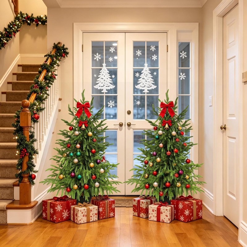 Artificial Norfolk Christmas Pine Tree 3Ft for Indoor and Outdoor