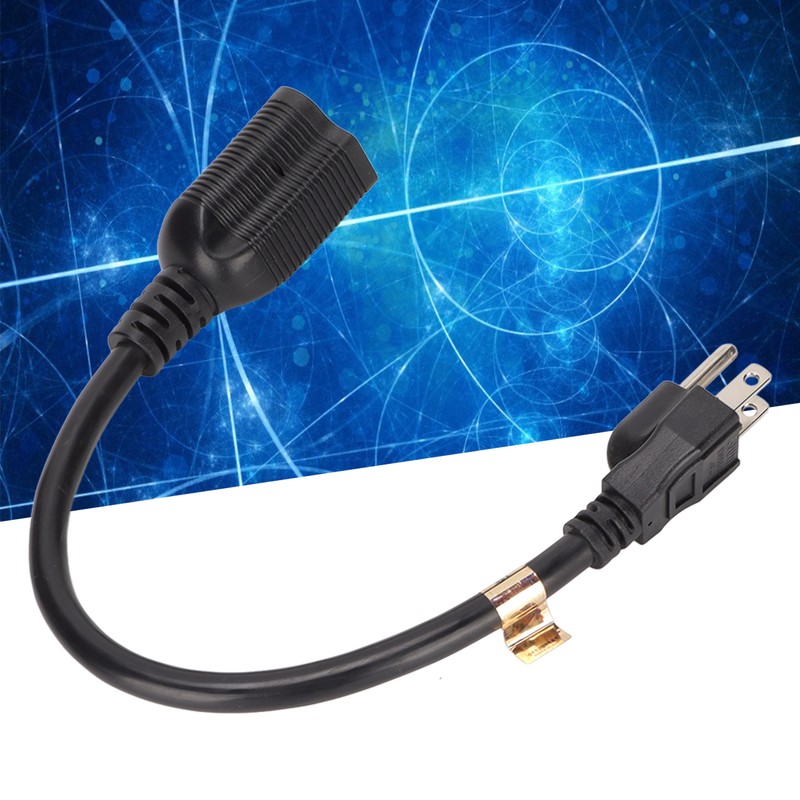 Nema 5‑15P to 5‑20R Adapter 14AWG Heavy Duty 15 Amp
