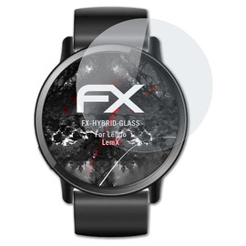 atFoliX Glass film compatible with Lemfo LemX tempered glass film, 9H hybrid glass FX protective film