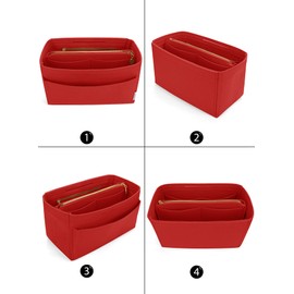 LEXSION Felt Insert Bag Organizer Bag In Bag For Handbag Purse Organizer Fits Speedy Neverful