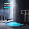 Hi-Na 3ft/5ft/6ft/8ft10ft Collapsible Shower Threshold Water Dam Water Barrier for